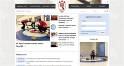 Desktop Screenshot of curling.lv