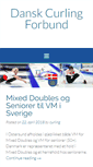 Mobile Screenshot of curling.dk